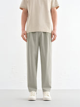 Men's Seersucker Tapered Cropped Pants